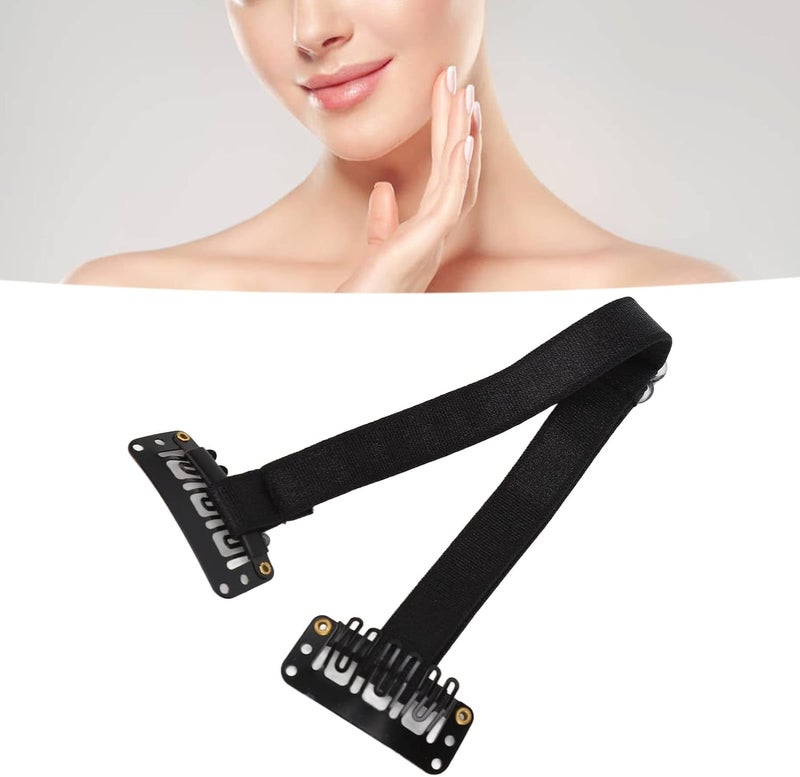 woobles 4PCS Face Lifting Band with Hairclip, Eyebrows and Eyes Lift Clip Kit, Adjustable Elastic Facial Lift Belt, Eye Wrinkle Removal Belt (Black) - Image 4